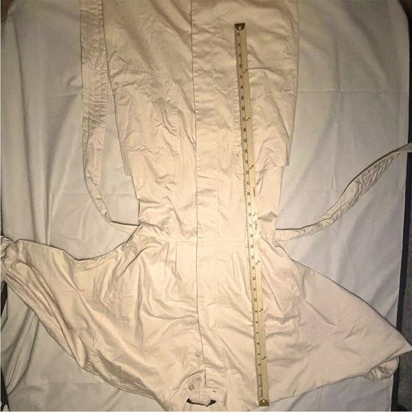 Zara Women's Tan Long Sleeve Belted Shirt Dress Size S - Picture 4 of 6